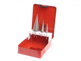 Faithfull HSS Step Drill Bit Set of 3 4-30mm £39.99